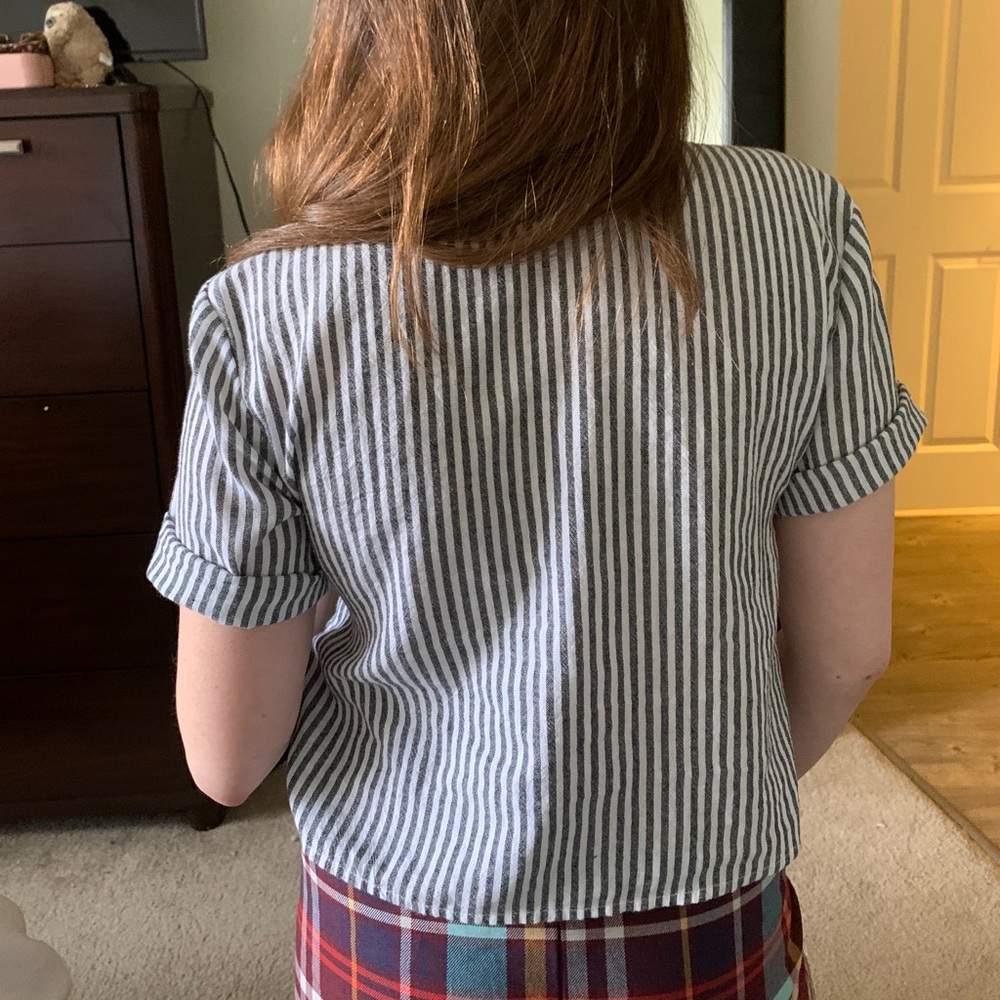 Striped Button up! - Picture 3 of 4